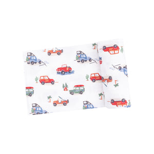 Angel Dear - Swaddle Blanket -Off Road Adventure