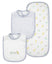 Little Me -Bib and Burp Cloth-Safari
