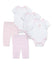 Little Me- 5pc Bodysuit and Pant Set-Bunny