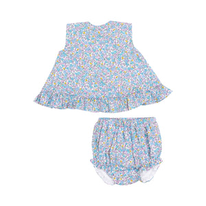 Angel Dear - Ruffle Back Top and Bloomer-Flowers and Berries