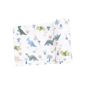 Angel Dear - Swaddle Blanket -Soft Dinos