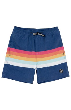 Feather 4 Arrow- Vintage Stripe Volley Shorts