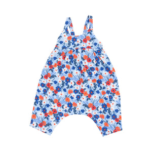 Angel Dear - Tie Back Floral Romper-Poppy Days