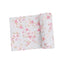 Angel Dear - Swaddle Blanket -Pink Phlox