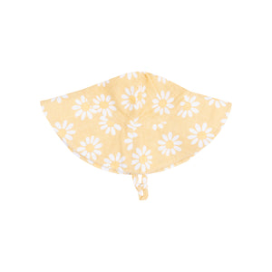 Angel Dear-Wide Brim Sun Hat-Yellow Mod Daisy