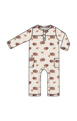Angel Dear-Uni Romper-Bison