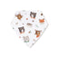 Angel Dear-Bib-Woodland Animal Faces