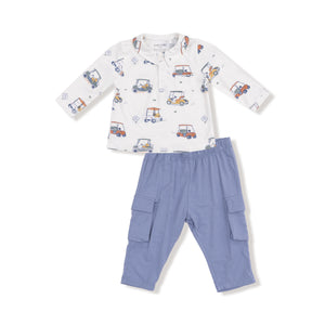 Angel Dear-Polo with Cargo Pants-Zooming Golf Carts