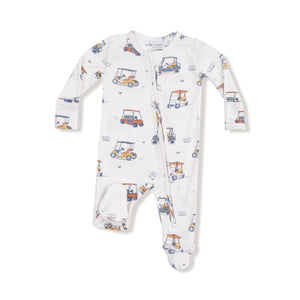 Angel Dear -2 Way Zipper Footie- Zooming Golf Carts