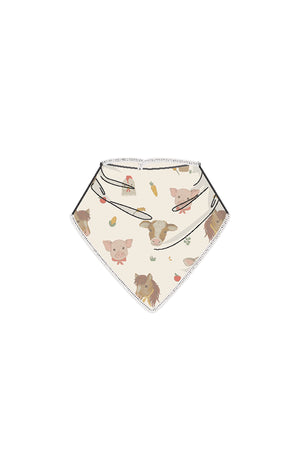 Angel Dear-Bib-Vintage Baby Animals