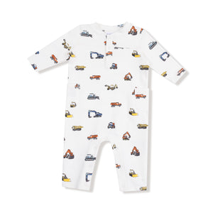 Angel Dear -Uni Romper-Construction Vehicles
