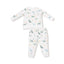 Angel Dear- Raglan Sweatshirt And Jogger Set-Soft Dinos