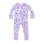 Angel Dear -2 Way Zipper Romper-Lacy Lavender Floral