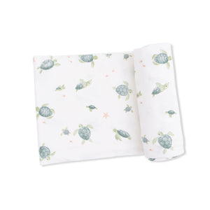 Angel Dear - Swaddle Blanket-Sea Turtles