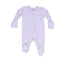 Angel Dear -2 Way Zipper Footie-Solid Orchid Petal