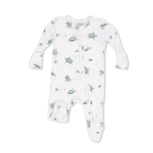 Angel Dear -2 Way Zipper Footie-Sea Turtles