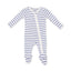 Angel Dear -2 Way Zipper Footie-Vintage Stripe Blue