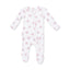 Angel Dear -2 Way Zipper Footie-Bows And Hearts