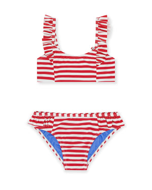 Feather 4 Arrow-Happy Daze Bikini-Red Stripe