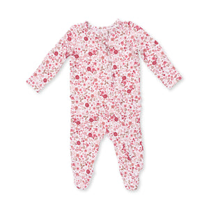 Angel Dear -2 Way Zipper Footie-Serene Floral