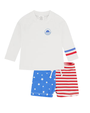 Feather 4 Arrow-Surfs Up Rash guard Set
