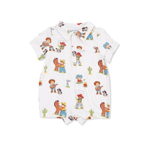 Angel Dear - Polo Shortie- Vintage Cowboys