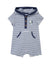 Little Me-Sailing Hooded Romper