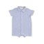 Angel Dear - Polo Shortie- Micro Gingham Blue Blizzard