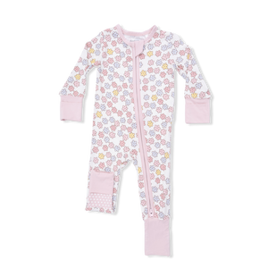 Angel Dear -2 Way Zipper Romper-Sarah Floral
