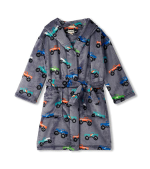 Hatley -Fleece Robe-Monster Trucks