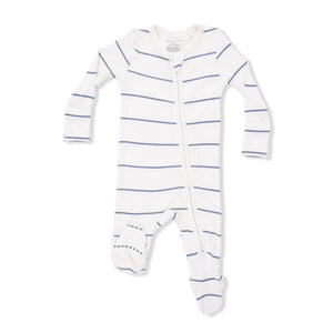 Angel Dear -2 Way Zipper Footie-Vintage Stripe