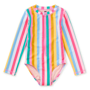 Tea Collection-Long Sleeve One Piece-San Sebastian Stripe