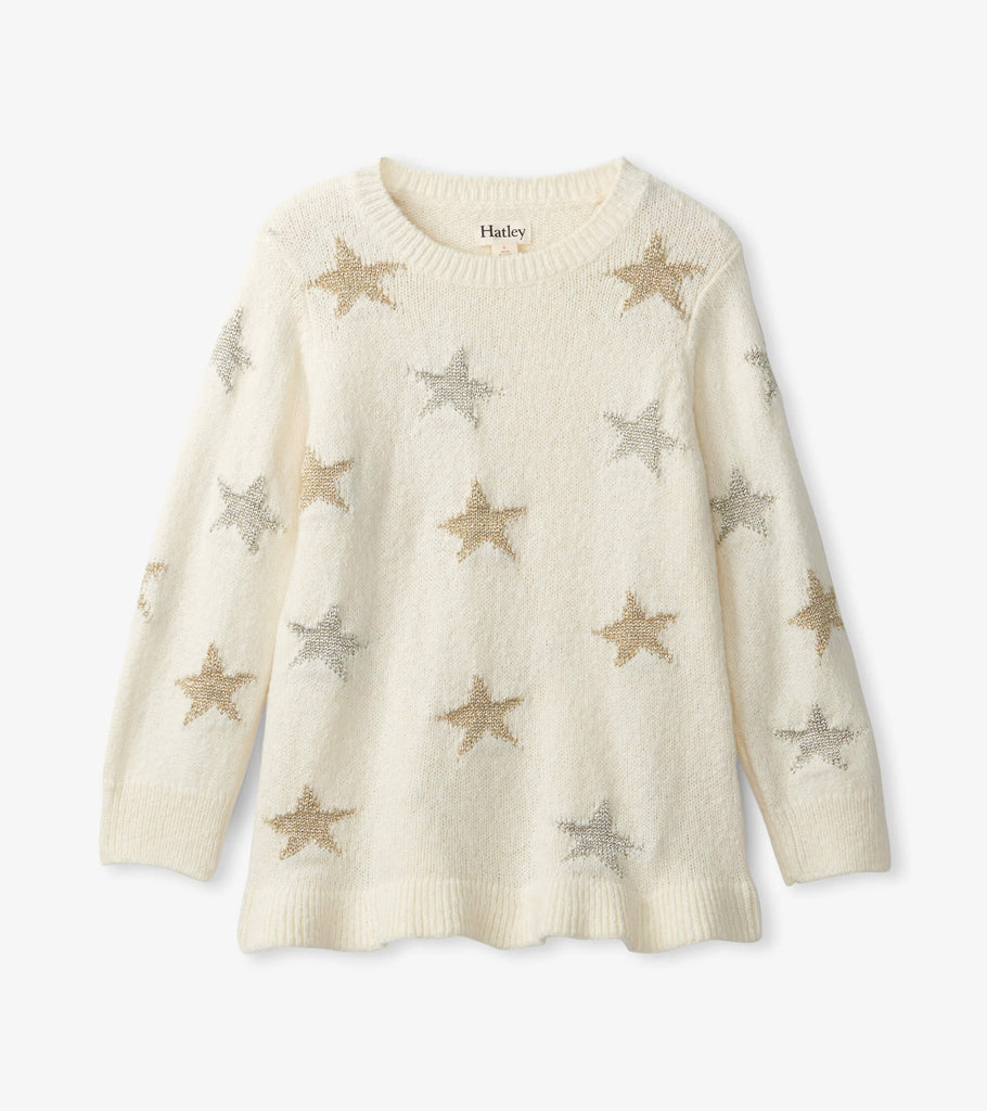 Hatley - Golden Starlight Relaxed Sweater