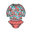 Tea Collection-Rash Guard Baby Swim Set-Poppy