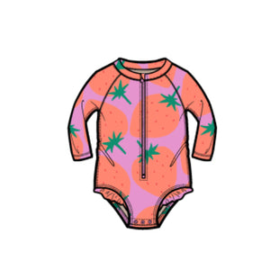 Tea Collection-Rash Guard Baby Swimsuit-Fresas