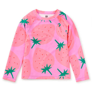 Tea Collection-Long Sleeve Rash Guard-Strawberries