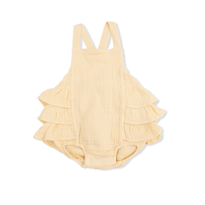 Angel Dear - Sunsuit-Solid Muslin Italian Straw