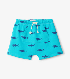 Hatley- Beachy Sharks Toddler Kanga Shorts