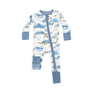 Angel Dear -2 way Zip Romper-Mountains