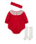 Little Me-Lace Bubble Set-Red
