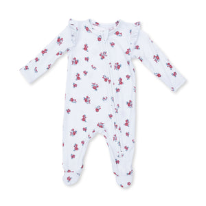Angel Dear -2 Way Zipper Footie-Alyssa Floral