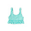 Tea Collection-Ruffle Tankini Swim Top-Garden Party Check