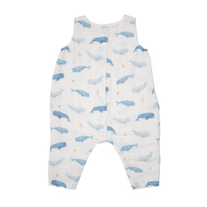 Angel Dear -Whale Hello There Sleeveless Romper