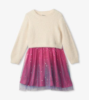 Hatley - Falling Stars Sweater Tulle Dress