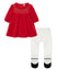 Little Me-Golden Treasures Velour Smock Dress Set