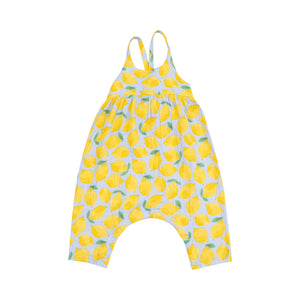 Angel Dear - Tie Back Floral Romper-Sunny Lemons