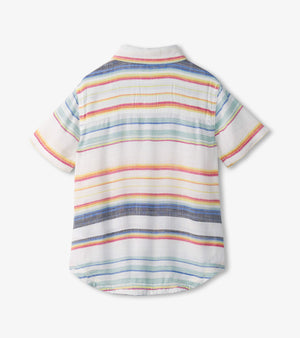 Hatley- Summer Stripe Button Down Shirt