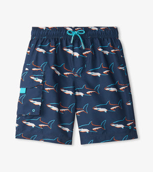 Hatley- Swimming Sharks Board Shorts