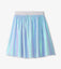 Hatley-Silver Metallic Midi Length Skirt