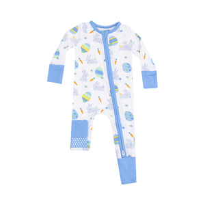 Angel Dear -2 way Zip Romper-Easter Bunnies